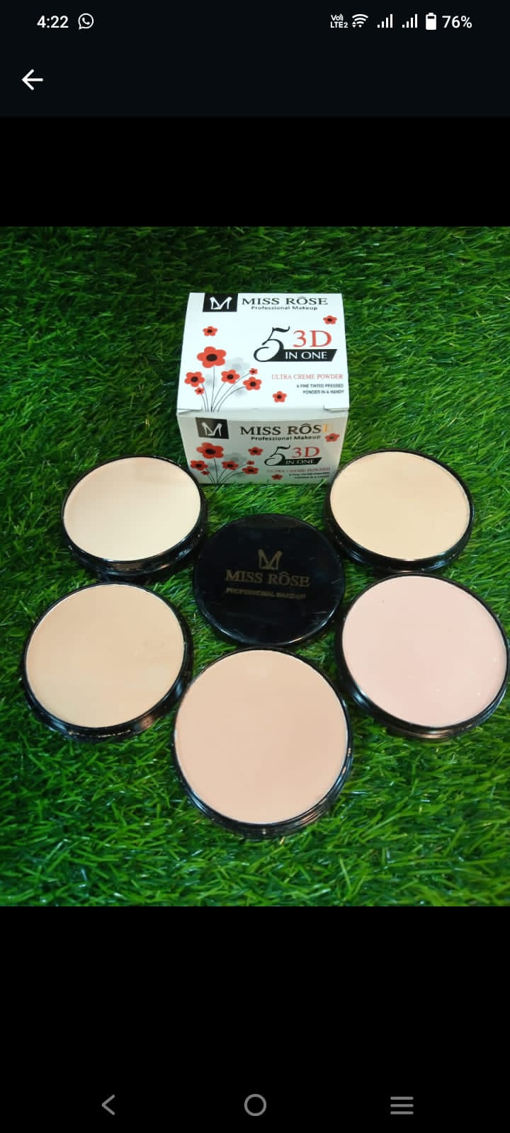 5 In 1 Miss Rose Compact Powder