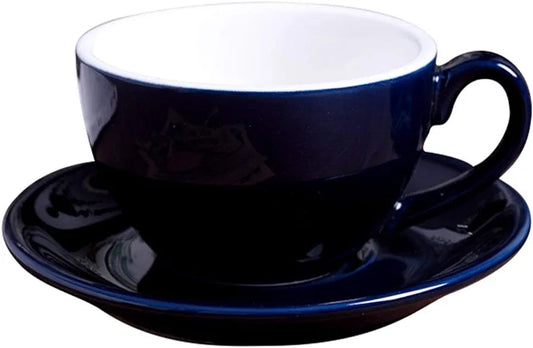 Cup Saucer Set 6pcs - Blue